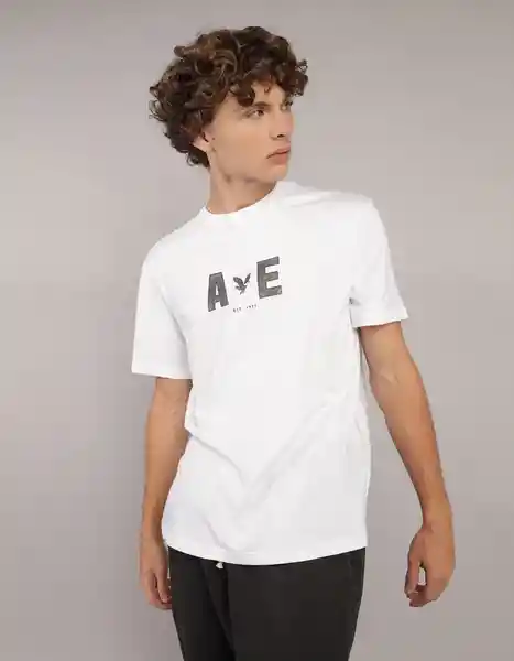 Camiseta Hombre Blanco Talla MEDIUM 4291100 American Eagle