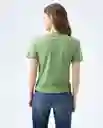  Camiseta Mujer Verde Talla L 602E001 AMERICANINO 