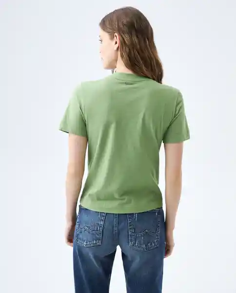  Camiseta Mujer Verde Talla L 602E001 AMERICANINO 