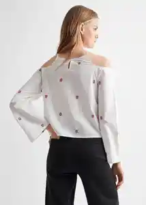 Blusa Barkala Beige Talla 19 Teen Niñas Mango