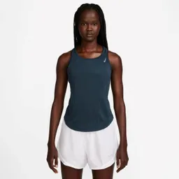 Nike Polera Fast Tank Azul Para Mujer Talla L