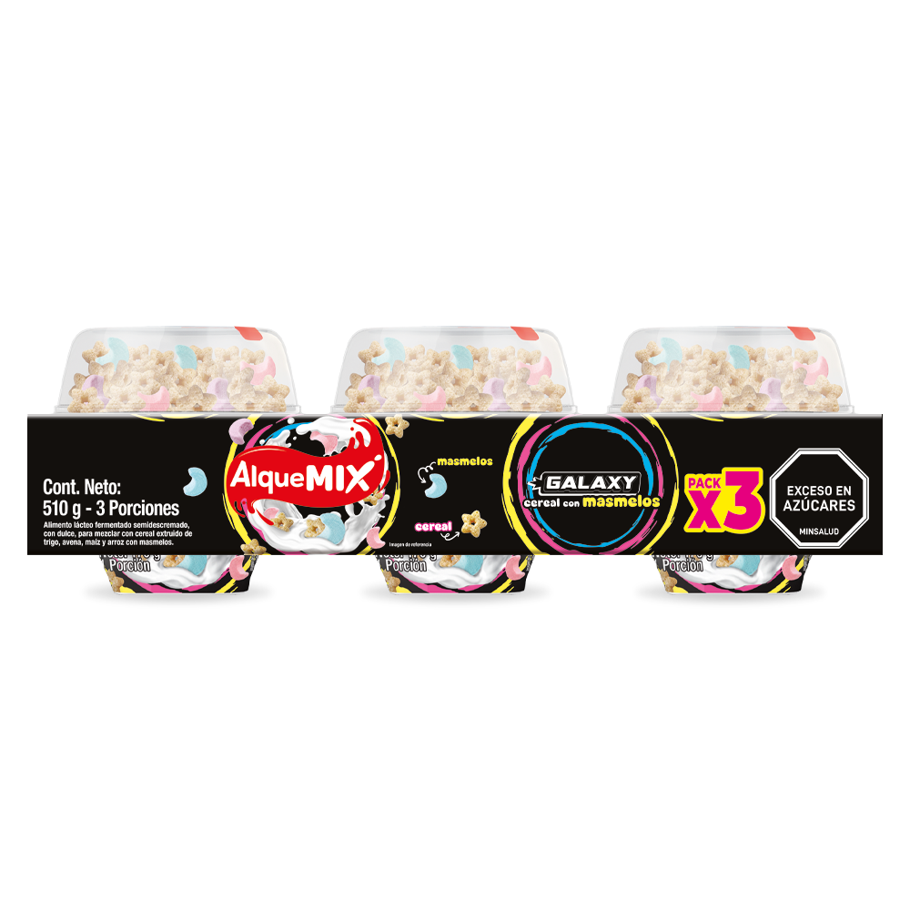 Alquemix Galaxy Vaso x 170G x3