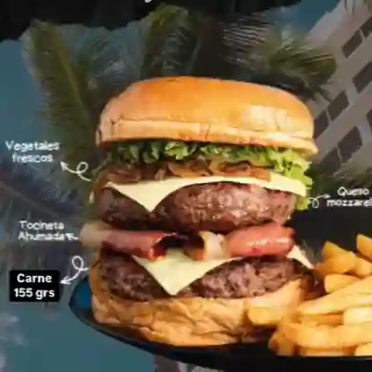 Hamburguesa Miami, Doble Carne