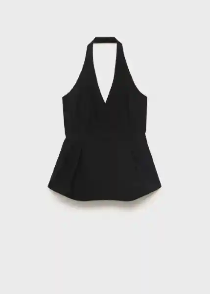 Chaleco Miso Negro Talla S Mujer Mango