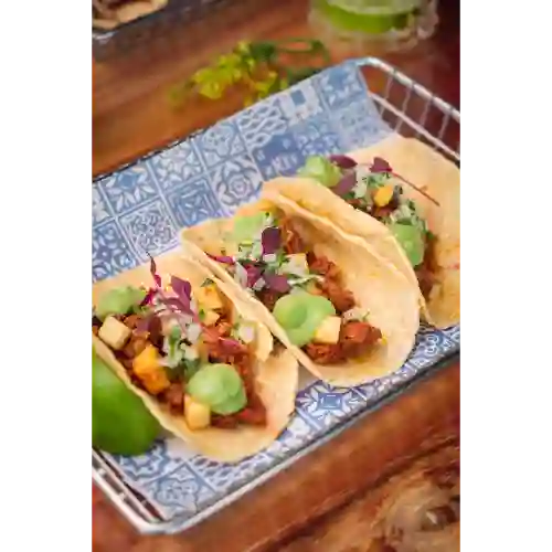 Tacos de Chorizo con Papa Plaza Mx