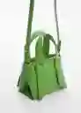 Bolso P Kim Verde Talla 99 Mujer Mango