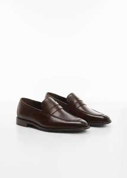 Zapatos Estoril Marron Talla 43 Hombre Mango