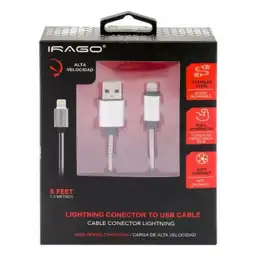 Irago Cable de Carga Lightning 1.5 m 7991