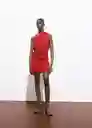 Vestido Michelle Vino Talla S Mujer Mango