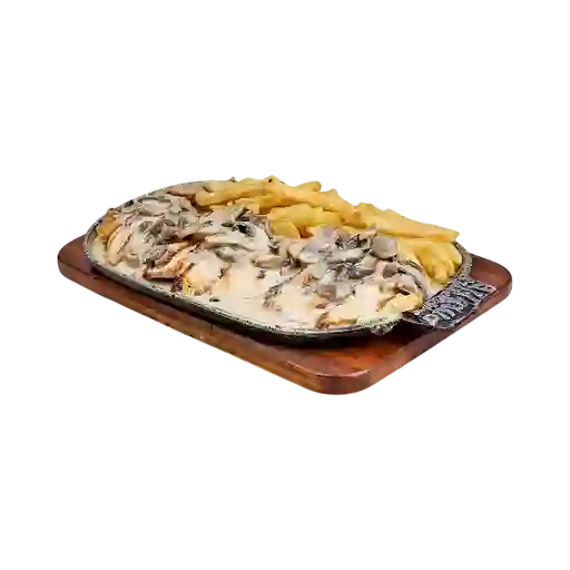 Pechuga con champiñones