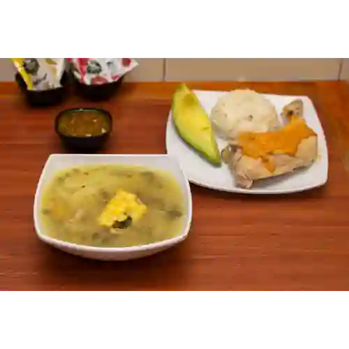 Sopa de Ajiaco Completo