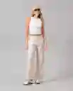 Camiseta Crop Mujer Crudo Lana Claro Talla XL 38181 Rifle