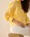 Camisa Amarillo Seda Claro Talla XS 611G029 Esprit