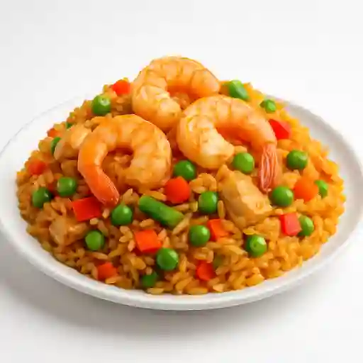 Arroz de Pollo y Camarón Mediano