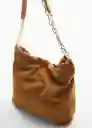 Bolso G Bruna Camel Talla 99 Mujer Mango