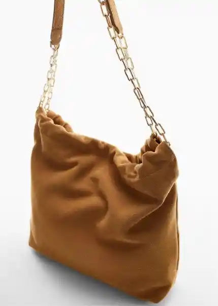 Bolso G Bruna Camel Talla 99 Mujer Mango