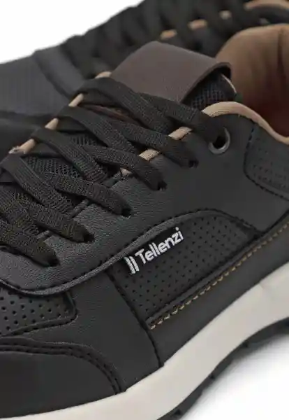 Tenis Hombre Negro Talla 40 1495 Tellenzi