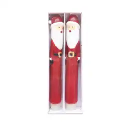 Krea Set Vela Candelabro Santa Navidad 2024