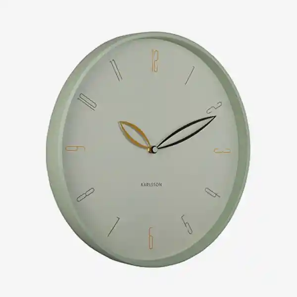Present Time Reloj de Pared Mecanismo Silencioso Petalos Beige