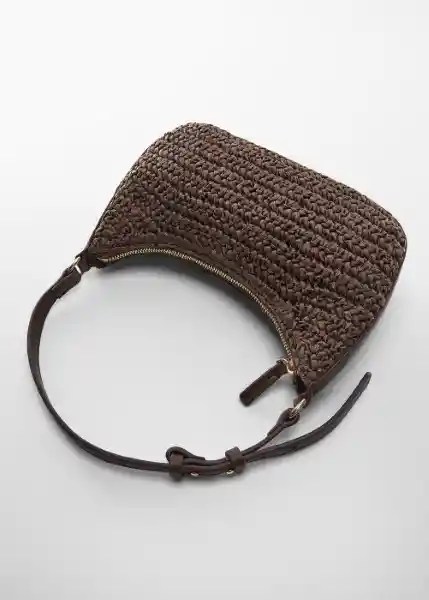 Bolso M Tenerife Chocolate Talla 99 Mujer Mango