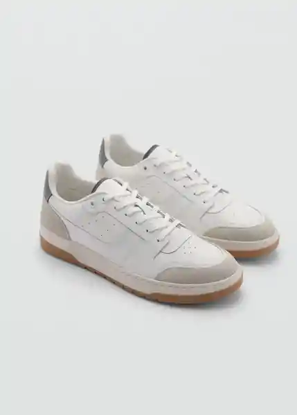 Tenis Maxim Blanco Talla 40 Hombre Mango