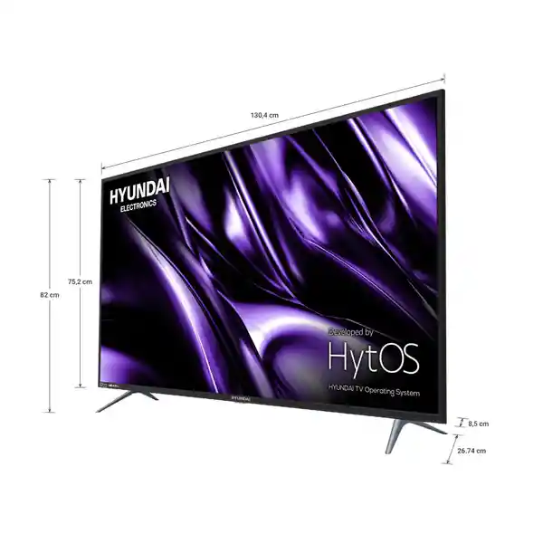 Hyundai Televisor 58 Led UHD 4K HYLED5810H4KM