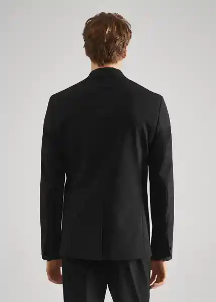 Americana Tuxedo Negro Talla 54 Hombre Mango