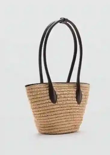 Bolso P Luis Chocolate Talla 99 Mujer Mango