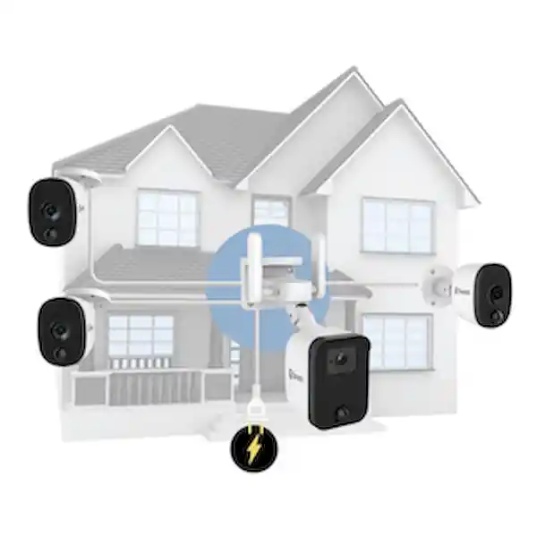 Swann Fourtify Sistema de Seguridad Reforzado 4 Cámaras