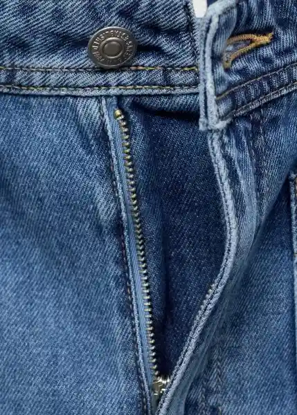 Jean Emma Tejano Medio Talla 34 Mujer Mango