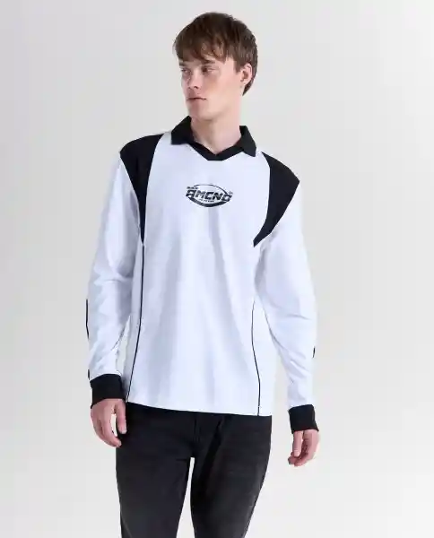 Camiseta Hombre Blanco Talla M 849G012_BLA110601 Americanino