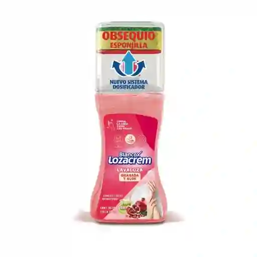 Crem Loza Líquido Lavaloza Aloe Antibacterial Granada
