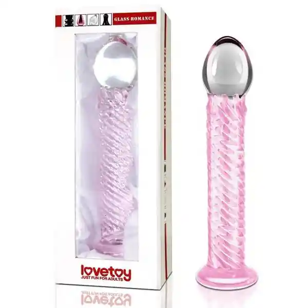 Dildo Glass Romance Pink