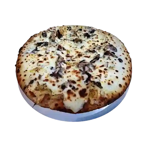 Pizza pollo champiñones