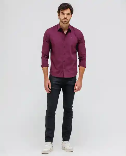 Camisa Para Hombre Morado Talla L Rifle110e004