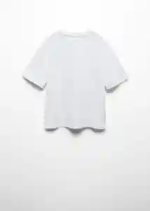 Camiseta Tablas Off White Talla 06 Niños Mango
