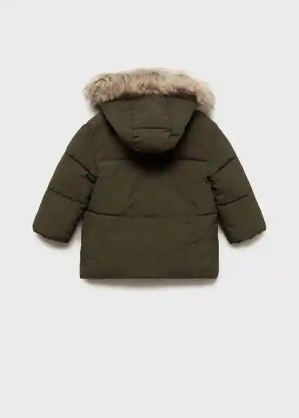 Abrigo Anorak Teide Khaki Talla 67 Niños Mango
