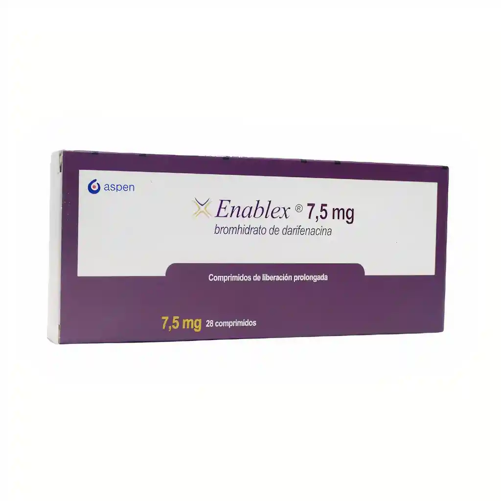 Enablex Bromhidrato de Darifenacina (7.5 mg)