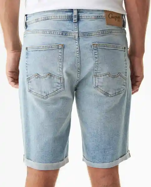 Bermuda Claro Masculino Azul Cristalino Claro Talla 36 Chevignon