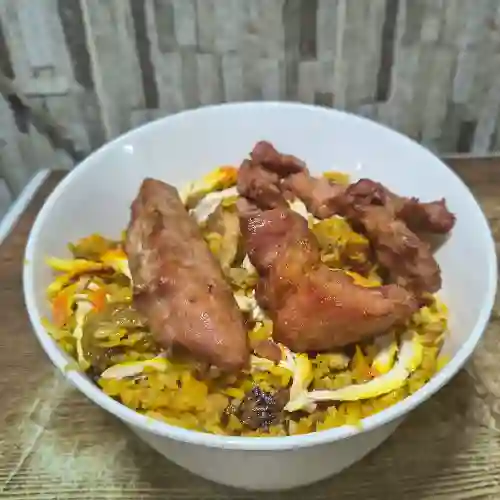 Arroz Paisa Carnes Ahumadas para 2 Pers