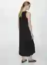 Vestido Amaya Negro Talla XL Mujer Mango