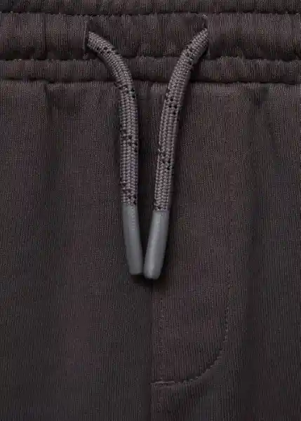Bermuda Cargos Antracita Talla 10 Niños Mango