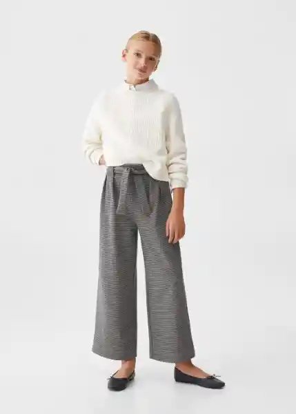 Pantalón Belen Negro Talla 10 Niña Mango