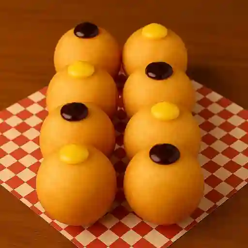 Caja de buñuelos x8