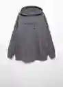 Buzo Sudadera Traveler Antracita Talla 20 Teen Niñas Mango