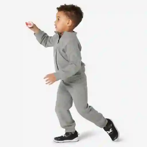 Domyos Sudadera Completa de Fitness Para Niños y Bebés Gris 120