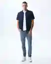 Camisa Hombre Azul Talla XL 811G001_AZU194024 Americanino