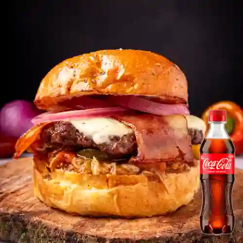 Combo Smoke Burger + Coca Cola Original 400 ml