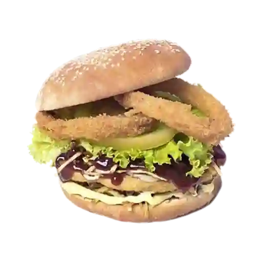 Hamburguesa Burger Pollo con Aros