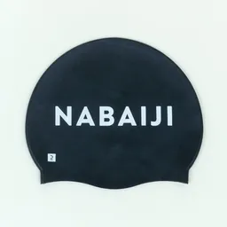 Nabaiji Gorro Natación Silicona Negro